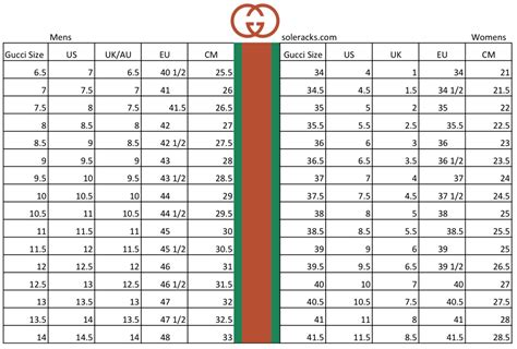 gucci size guide womens|Gucci ace size chart.